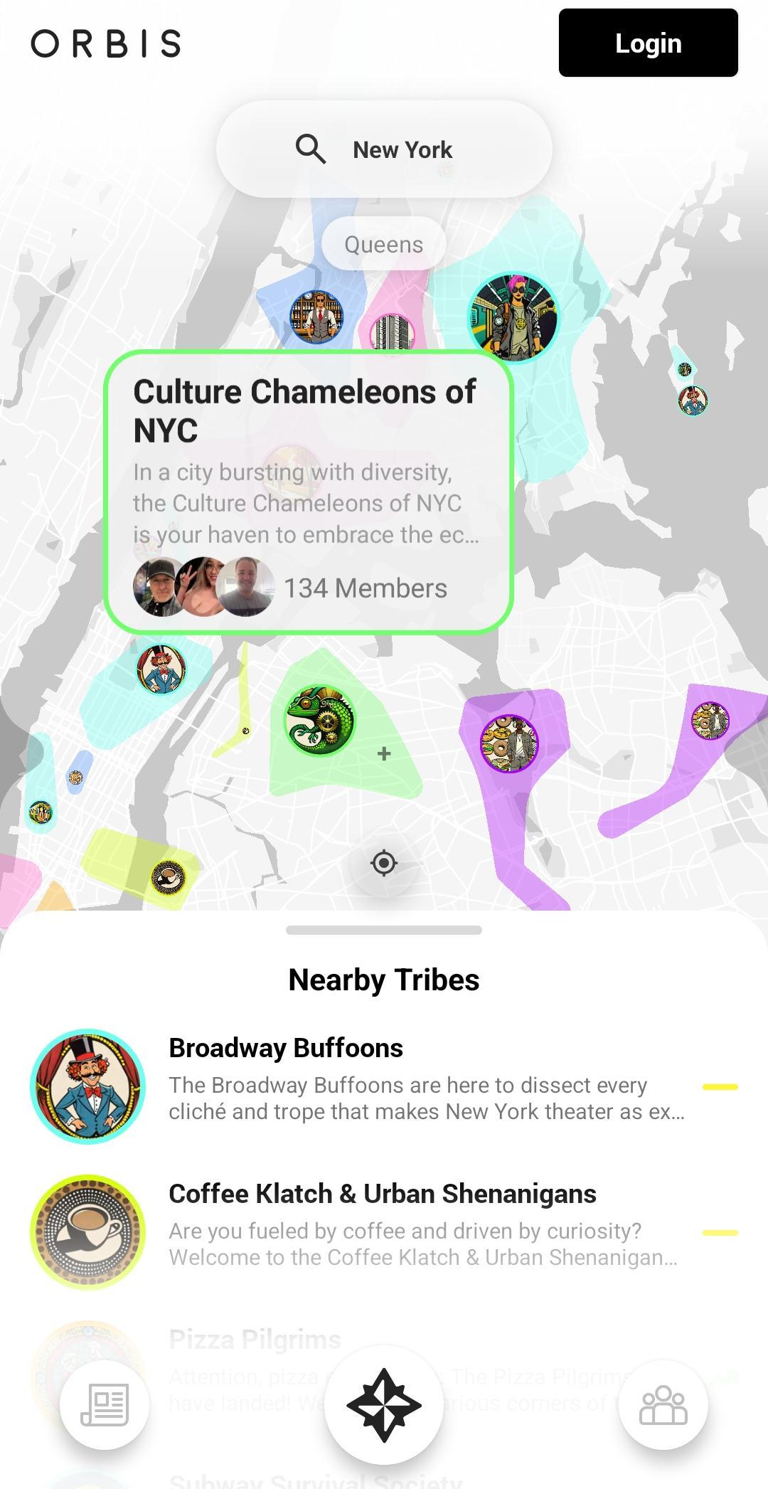 Tribe Clicked Map